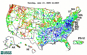 streamflow map